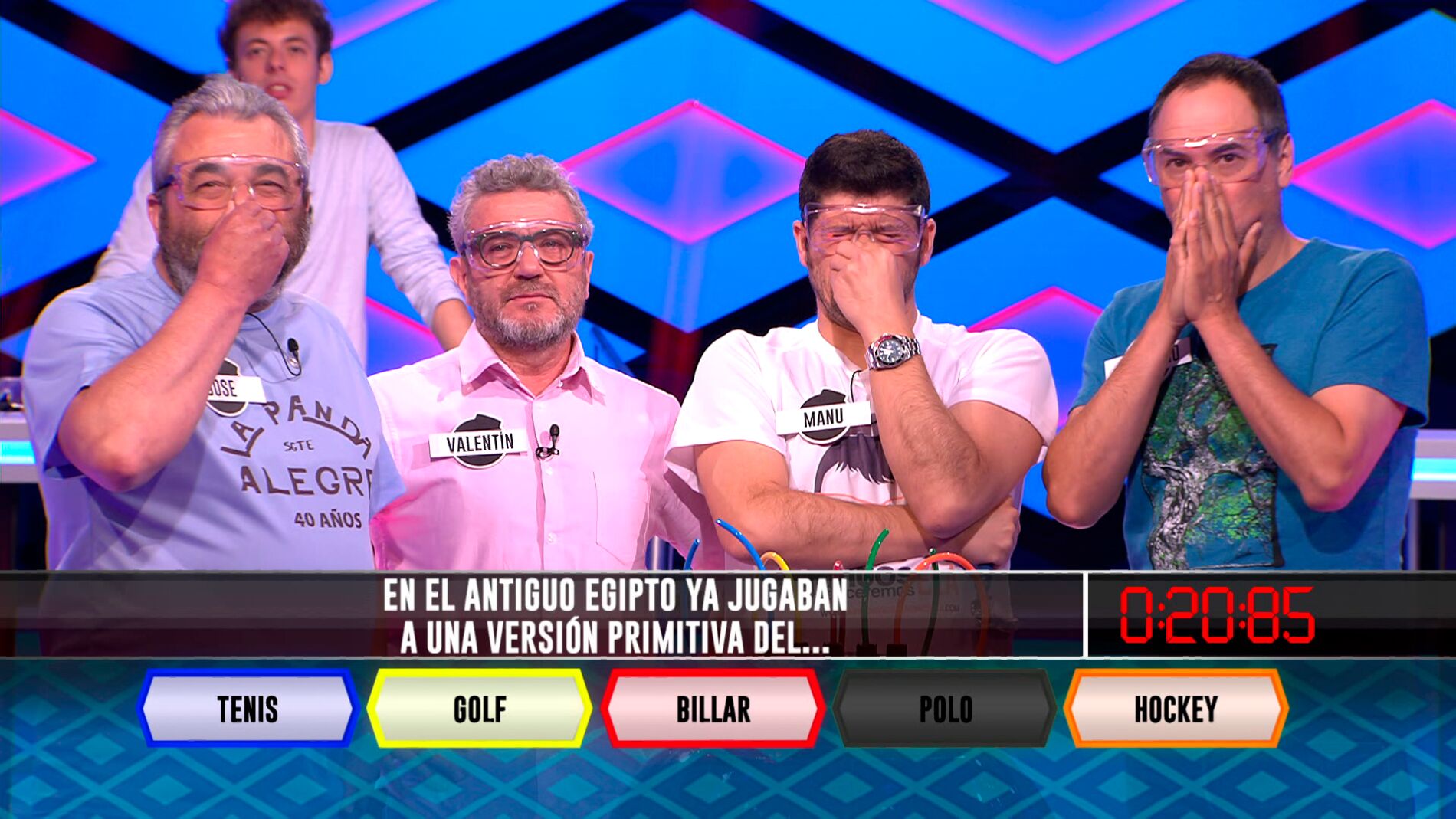 'Los Lobos' dudan en una pregunta sobre el Antiguo Egipto