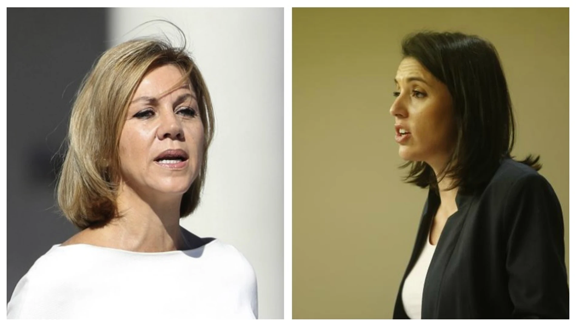 Irene Montero y Dolores de Cospedal Irene Montero y Dolores de Cospedal