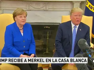 Merkel y Trump Merkel y Trump