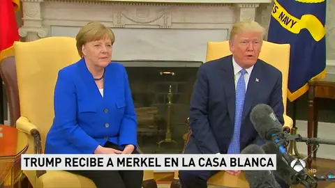 Merkel y Trump Merkel y Trump