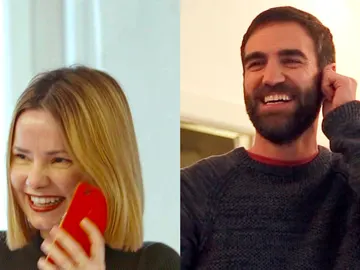Zuriñe e Iñaki, risas incontrolables en las grabaciones con la cuadrilla Zuriñe e Iñaki, risas incontrolables en las grabaciones con la cuadrilla