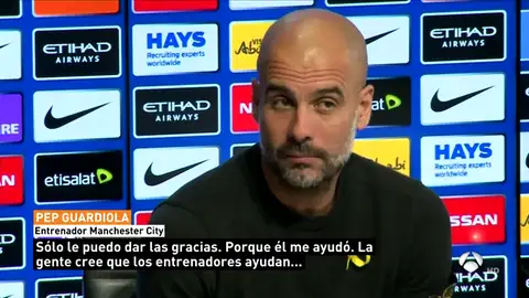 Guardiola, sobre el adiós de Iniesta: "Quiero darle las gracias, él me ayudó a entender mejor el fútbol" Guardiola, sobre el adiós de Iniesta: "Quiero darle las gracias, él me ayudó a entender mejor el fútbol"