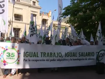 Los funcionarios de la administración general del Estado han vuelto a salir a la calle en toda España Los funcionarios de la administración general del Estado han vuelto a salir a la calle en toda España