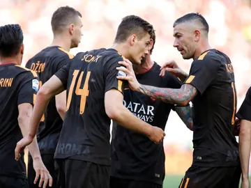 La Roma en la goleada al Chievo La Roma en la goleada al Chievo