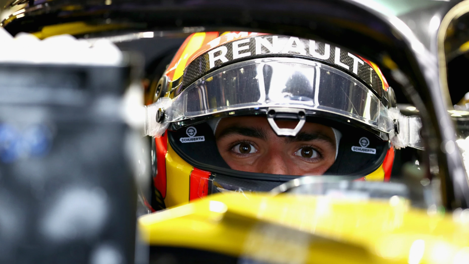 Sainz, a bordo del Renault