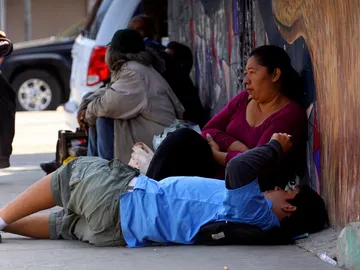 Migrantes de caravana se toman un respiro en frontera de México con EEUU Migrantes de caravana se toman un respiro en frontera de México con EEUU