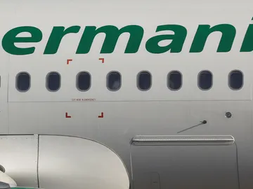 Un avión de la aerolínea Germania Un avión de la aerolínea Germania
