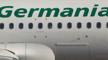 Un avión de la aerolínea Germania