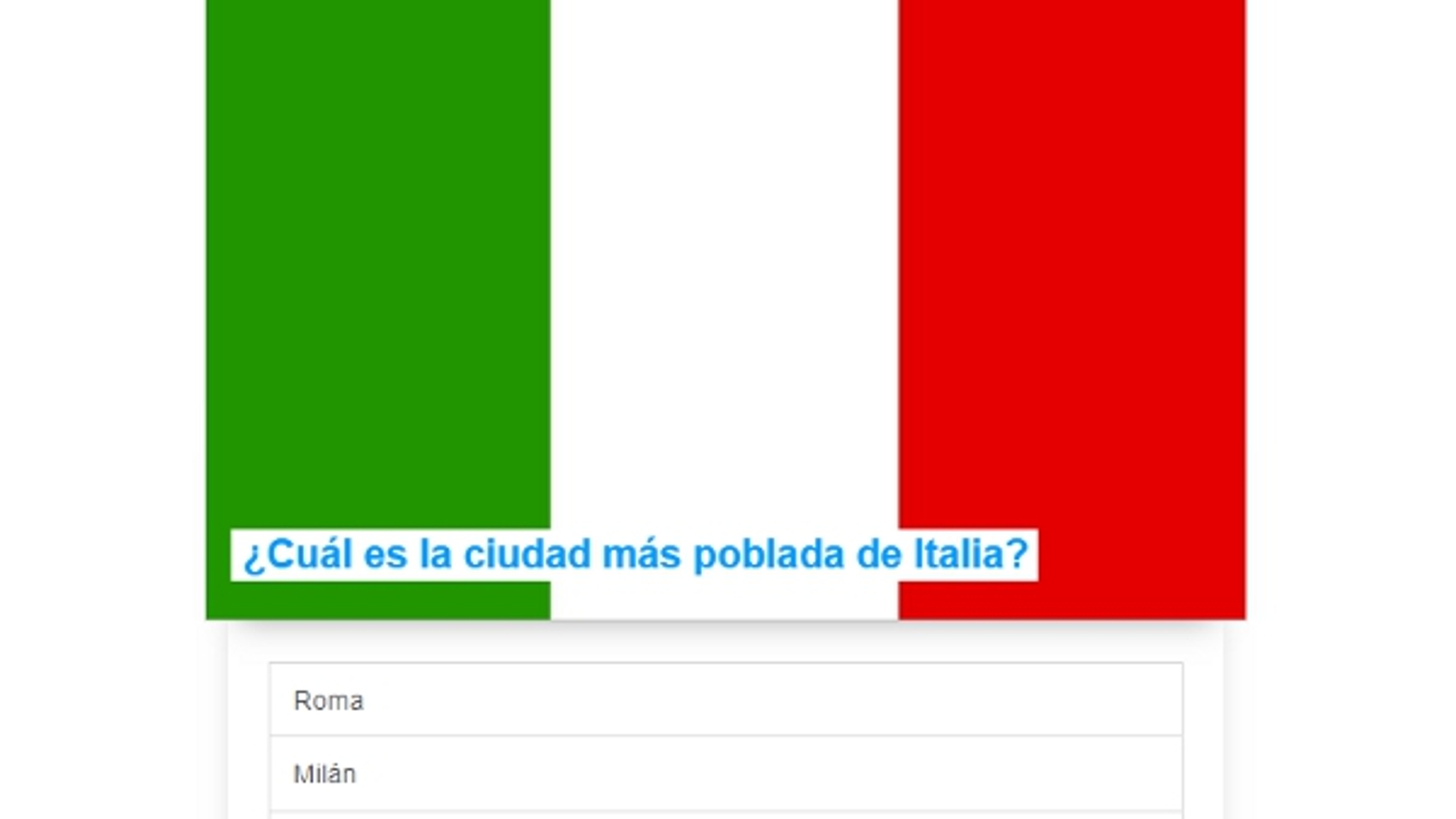 Ciudad más poblada de Italia