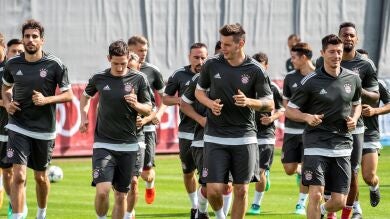 El Bayern viaja a Madrid con Alaba pero sin Robben
