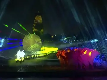 La capital de Xi´an celebra el día del trabajador con un espectáculo de luces La capital de Xi´an celebra el día del trabajador con un espectáculo de luces