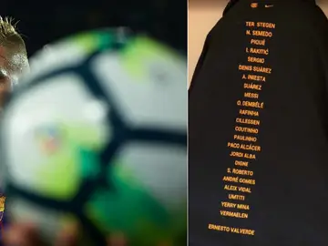 Deulofeu, olvidado en la camiseta de los campeones de Liga Deulofeu, olvidado en la camiseta de los campeones de Liga