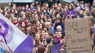Imagen de archivo de una de las movilizaciones feministas del 8 de marzo