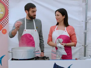 Gotzone, la nueva pareja de Iñaki en el Concurso de Marmitako Gotzone, la nueva pareja de Iñaki en el Concurso de Marmitako