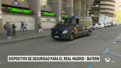 El Bernabéu se blinda para el partido de Champions ante el Bayern, declarado de alto riesgo