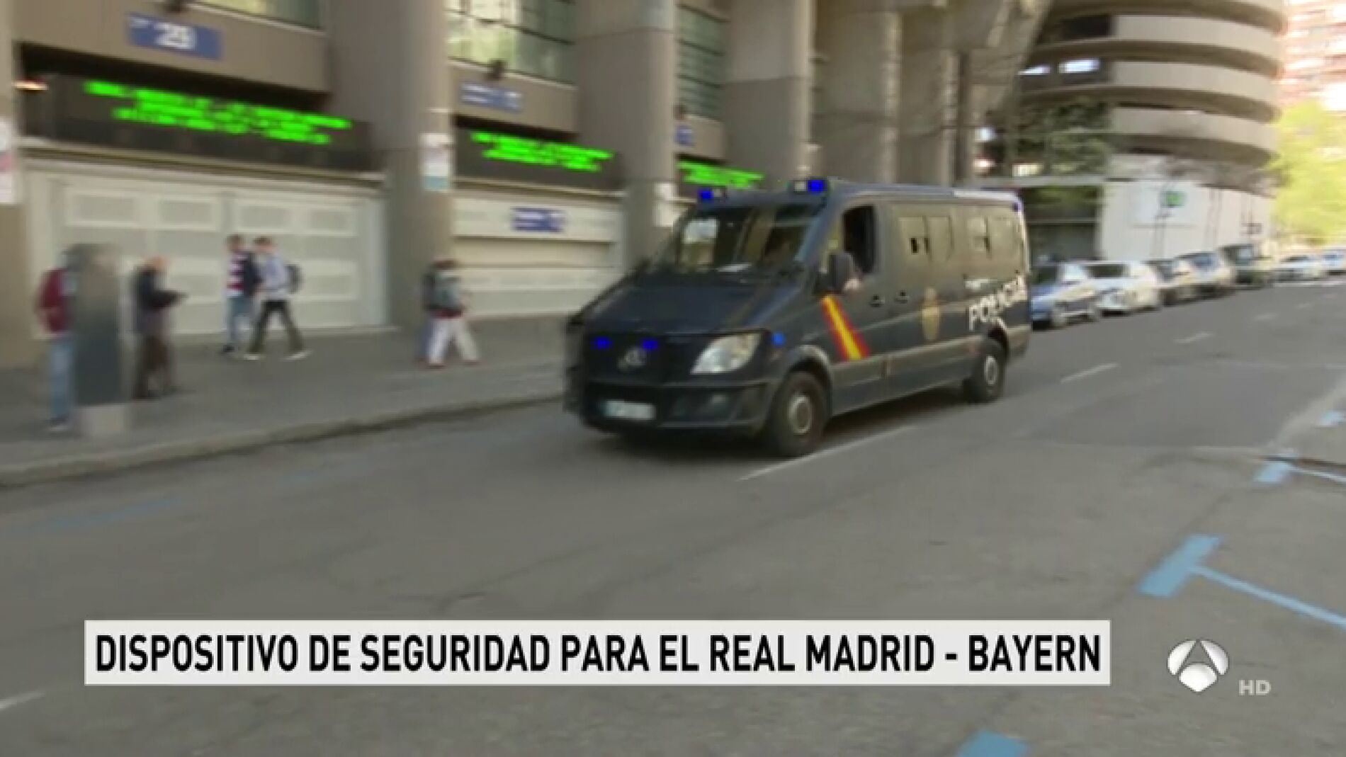 El Bernab&eacute;u se blinda para el partido de Champions ante el Bayern, declarado de alto riesgo