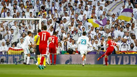 Kimmich define el que sería el 0-1 en el Santiago Bernabéu Kimmich define el que sería el 0-1 en el Santiago Bernabéu