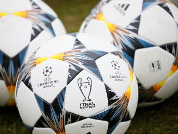 Los balones de la final de Champions en Kiev