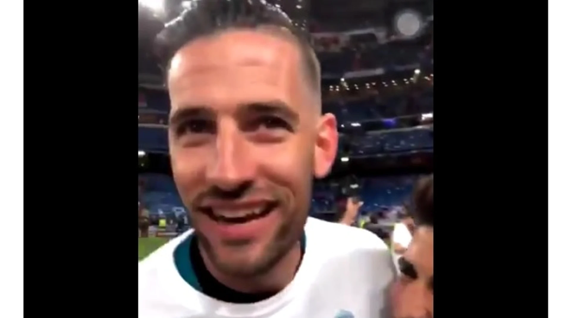 Kiko Casilla la lía en la celebración del Madrid