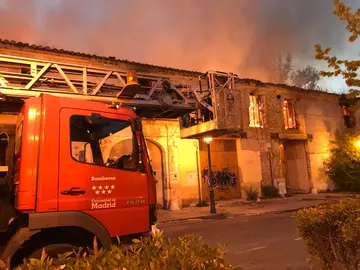 Incendio en el Palacio de Osuna Incendio en el Palacio de Osuna