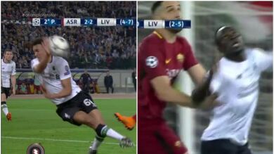 La polémica del Roma - Liverpool: mano clara de Alexander-Arnold y penalti no pitado a Mané