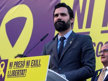 El presidente del Parlament, Roger Torrent El presidente del Parlament, Roger Torrent