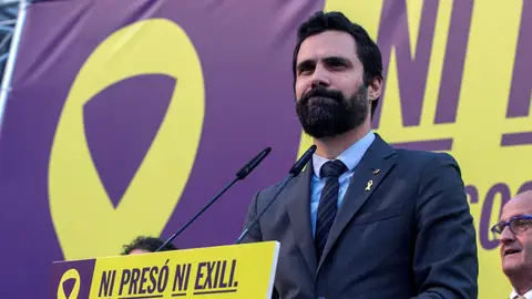 El presidente del Parlament, Roger Torrent El presidente del Parlament, Roger Torrent
