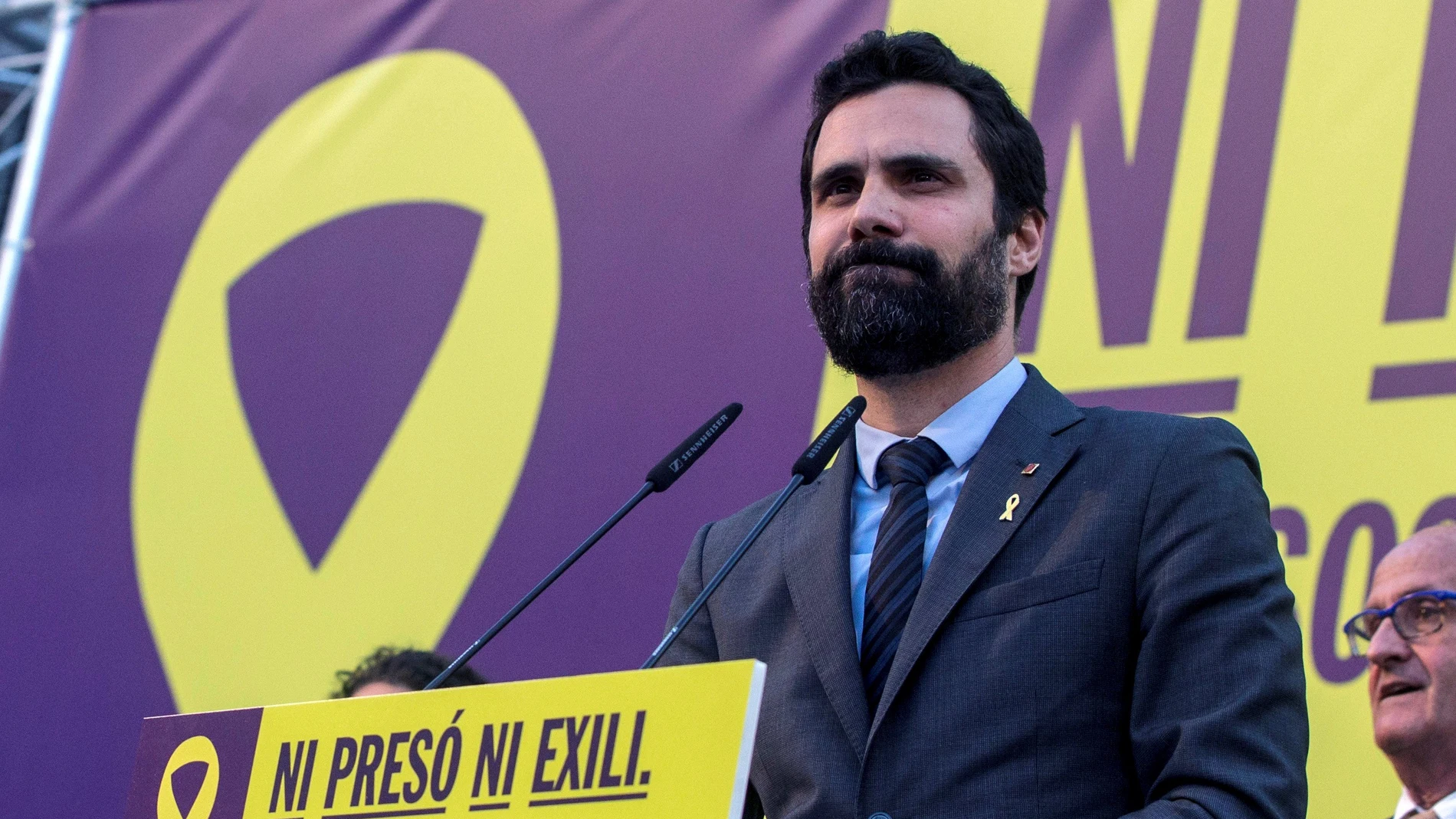 El presidente del Parlament, Roger Torrent El presidente del Parlament, Roger Torrent