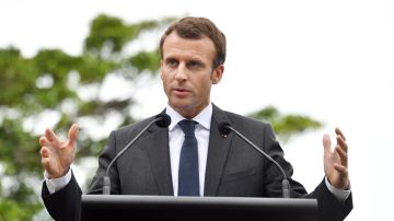 En la imagen el presidente de Francia Emmanuel Macron