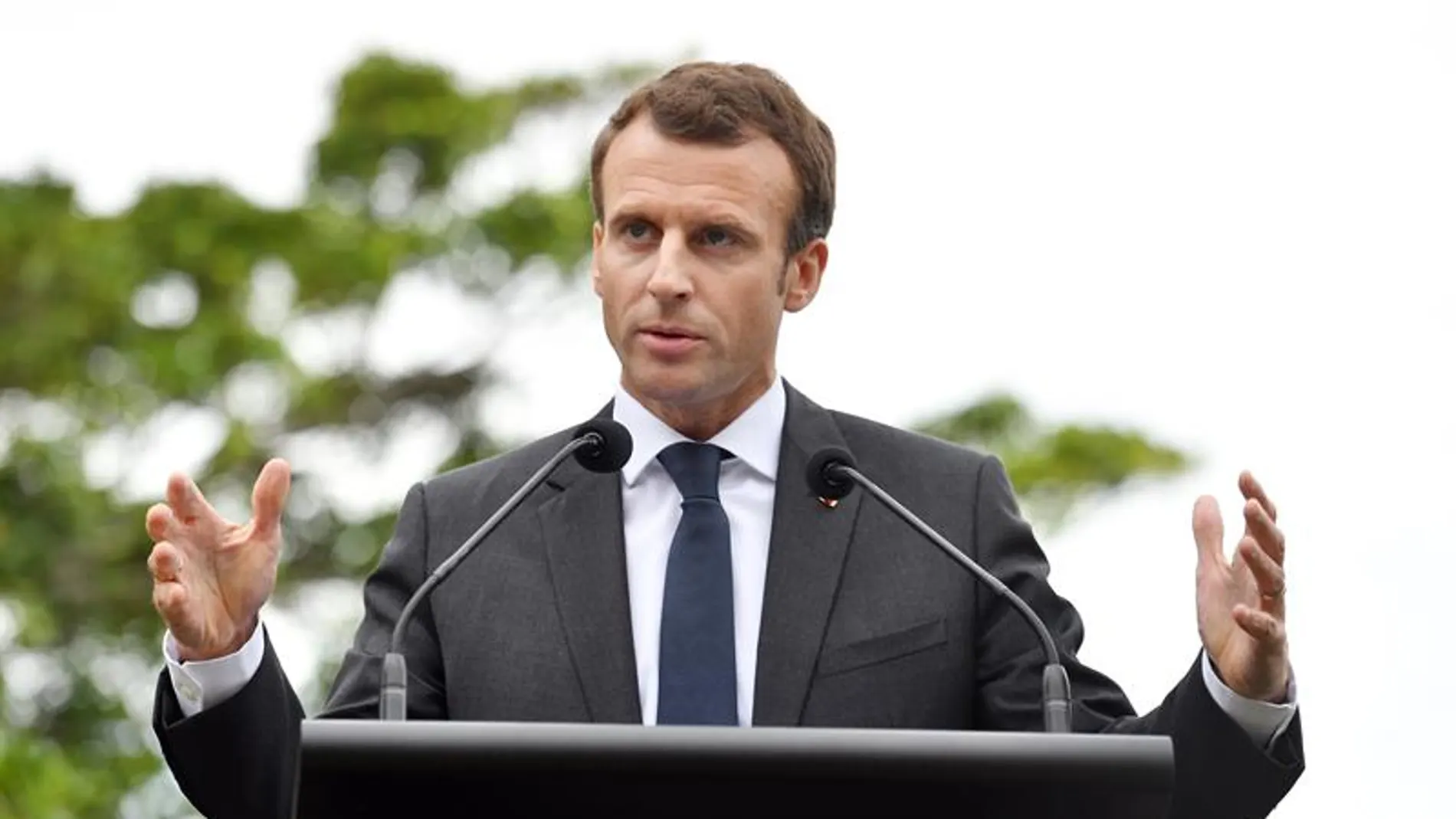 En la imagen el presidente de Francia Emmanuel Macron En la imagen el presidente de Francia Emmanuel Macron