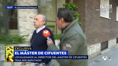 Espejo Público localiza al director del máster de Cifuentes, Enrique Álvarez Conde: 