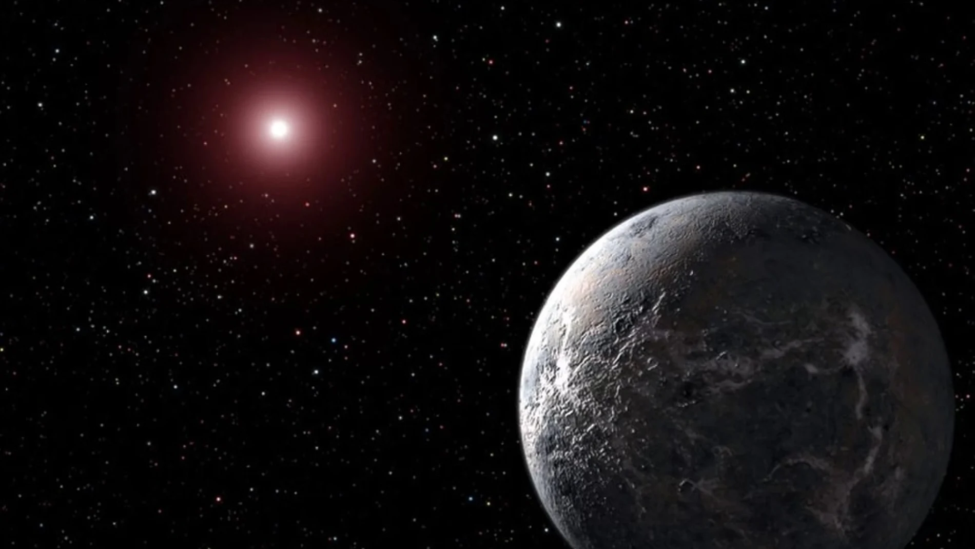 Imagen de archivo de un exoplaneta Imagen de archivo de un exoplaneta