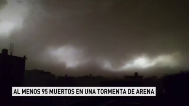 Al menos 95 muertos en una tormenta de arena