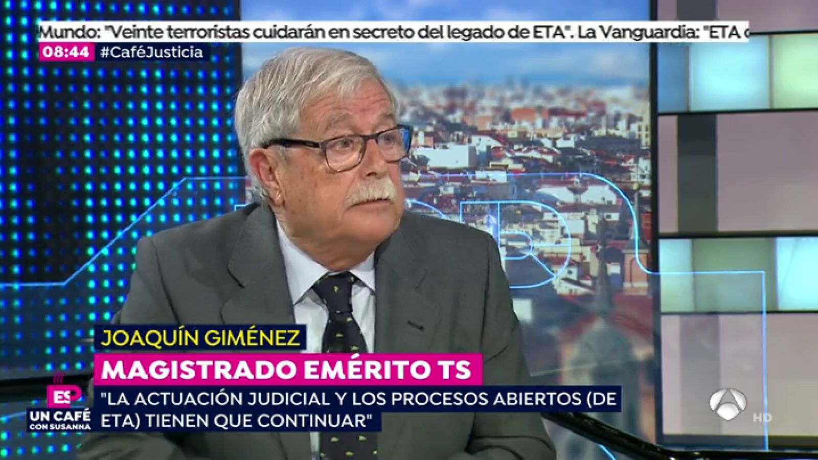 Joaquín Giménez, magistrado emérito del TS: 