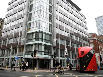 Fotografía de archivo fechada que muestra la sede principal de la consultora británica Cambridge Analytica Fotografía de archivo fechada que muestra la sede principal de la consultora británica Cambridge Analytica