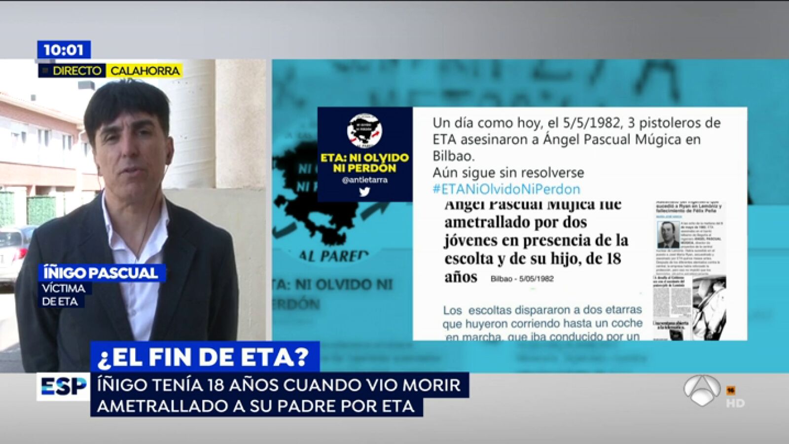 Íñigo Pascual, víctima de ETA: 