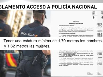Interior quiere elevar la altura requerida para ser policía nacional Interior quiere elevar la altura requerida para ser policía nacional