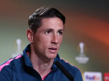 Fernando Torres, en rueda de prensa Fernando Torres, en rueda de prensa