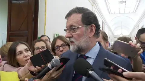 Rajoy afirma que "no es una buena noticia" que Trump rompa el acuerdo nuclear con Irán Rajoy afirma que "no es una buena noticia" que Trump rompa el acuerdo nuclear con Irán