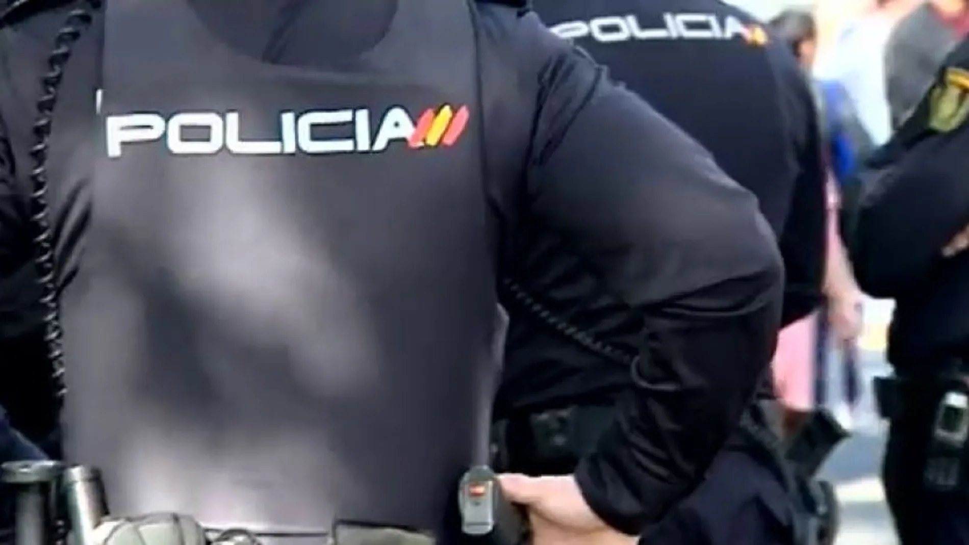 Imagen de archivo de varios policías Imagen de archivo de varios policías
