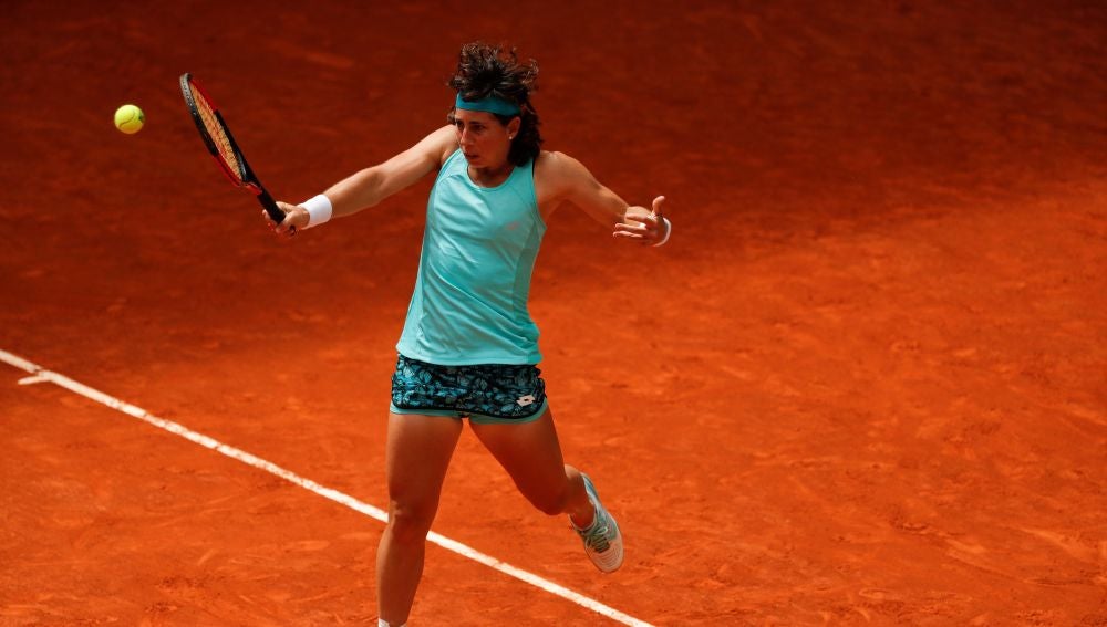 Carla Suárez, en acción ante Bernarda Pera