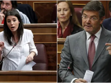 Irene Montero y Rafael Catalá Irene Montero y Rafael Catalá
