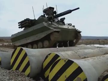 Urán-9, el nuevo tanque-robot del ejército de Rusia