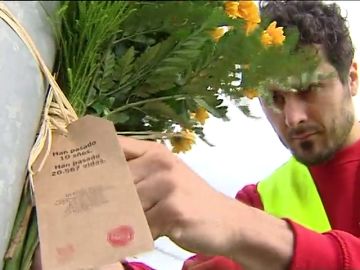 Nueva campaña de 'Ponle Freno': coloca 17 ramos de flores en puntos negros, uno por cada comunidad autónoma 