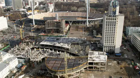 Remodelación del Estadio Olímpico de Kiev de cara a la Eurocopa Remodelación del Estadio Olímpico de Kiev de cara a la Eurocopa