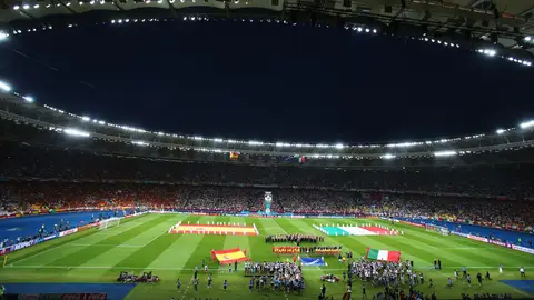 La final de la Euro 2012 en el Estadio Olímpico de Kiev La final de la Euro 2012 en el Estadio Olímpico de Kiev