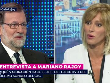 Los tres guiños que le ha hecho Mariano Rajoy a Susanna Griso en la entrevista en Espejo Público