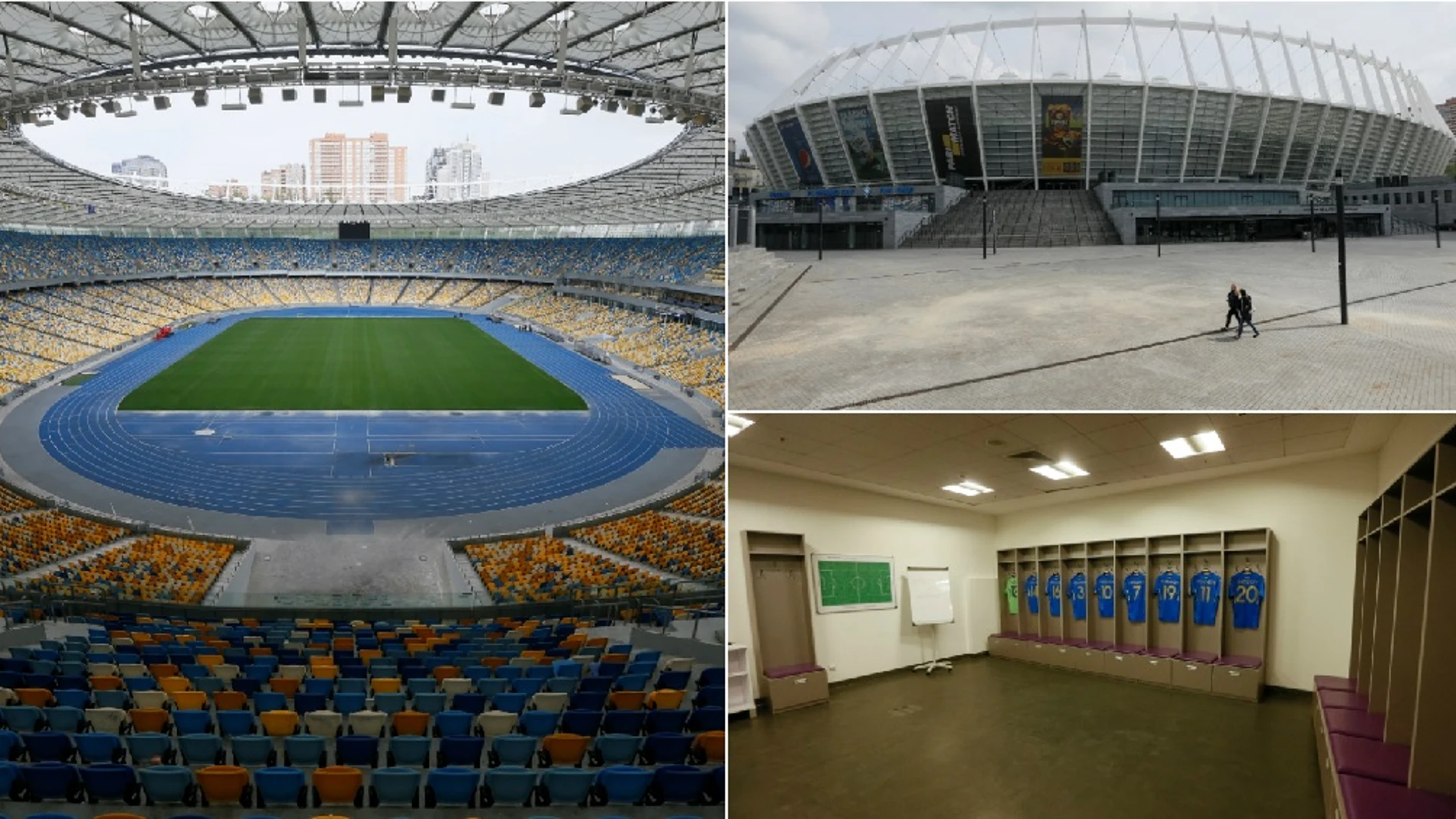 El Estadio Olímpico de Kiev, sede de la final de la Champions 2018