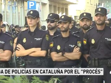 Un total de 260 policías nacionales que trabajan en Cataluña piden el traslado a otras comunidades
