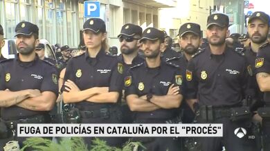 Un total de 260 policías nacionales que trabajan en Cataluña piden el traslado a otras comunidades